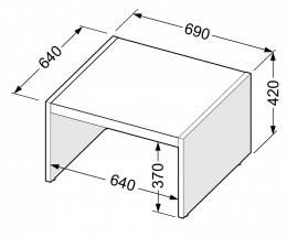 Stojalo za sušilni / pralni stroj
