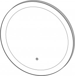 JAZZ mirror with frame
